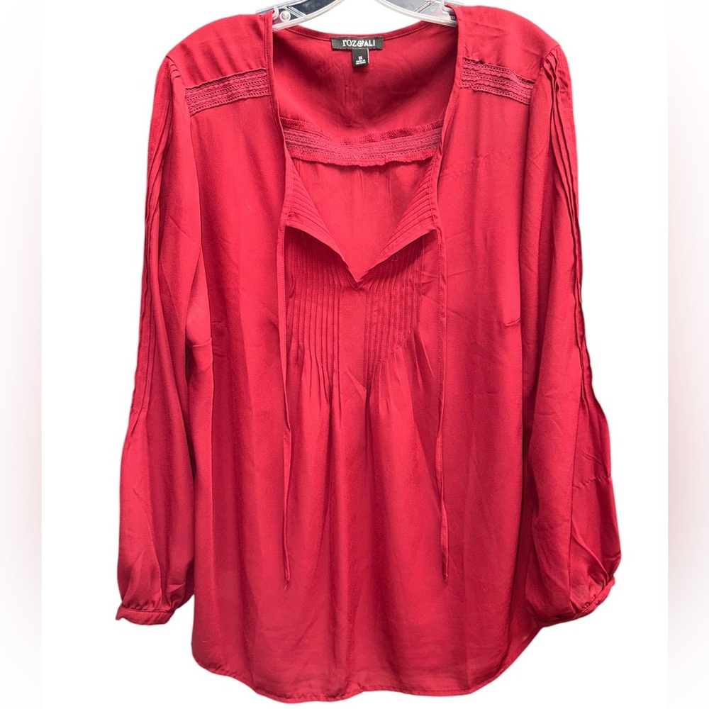 Roz & Ali Red Blouse